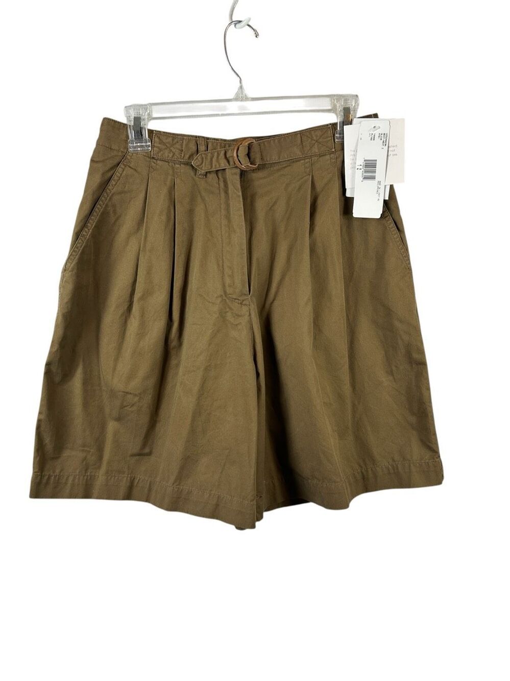 NWT Vintage 90s Jones New York Sport High Waisted Pleated Olive Shorts 12⁠